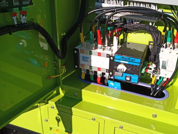 Gruppo elettrogeno diesel 75kVA (60kW) silienziato dotato di ATS e quadro SMARTGEN